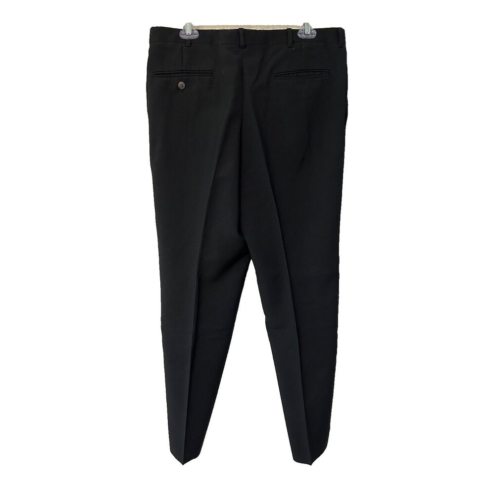 Christopher Cannes Paris/London 34 X 31 men's black dress pants - Picture 6 of 8